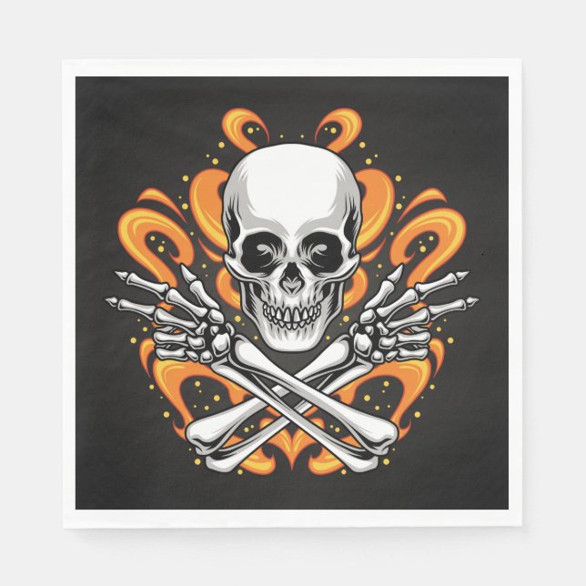 Halloween Pappra Napkins Pappersservett (Framsidan)