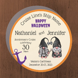Halloween-par-årsdagen av Cruise Door Magnet
