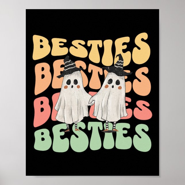 Halloween Par Costume for Best Friends Besties Poster (Framsidan)