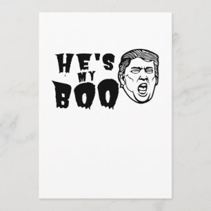 Halloween Par Funny är Min Boo Ghost Kort