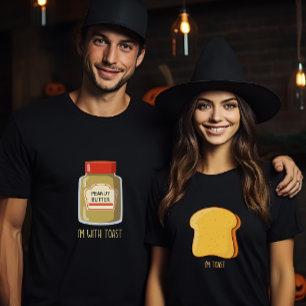 Halloween par matchande kostume peanut butter t shirt