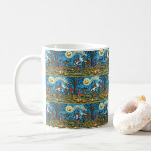 HALLOWEEN PARAD Witch Giraffe Bear Zebra Skellies Kaffemugg