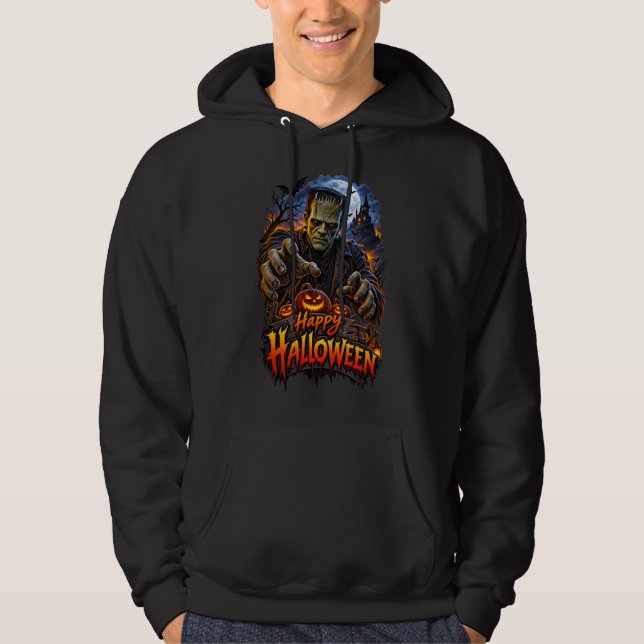 Halloween Paranormal Hoodie – Mörk Skräck (Framsida)