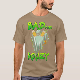Halloween Party Bad And Boozy Spooky Season Funny T Shirt