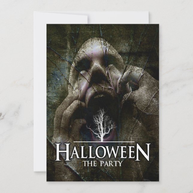 Halloween "Party" Inbjudningar (Framsida)