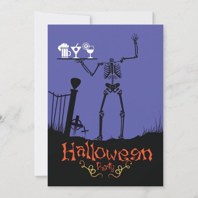 Halloween Party invitación Drinks Inbjudningar (Framsida)