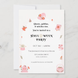 Halloween Party Invitation Inbjudningar
