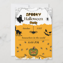 Halloween party invitation