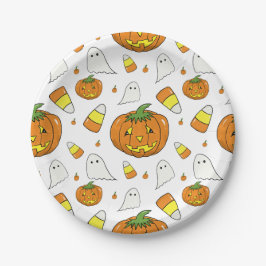 Halloween Party Paper Plates
