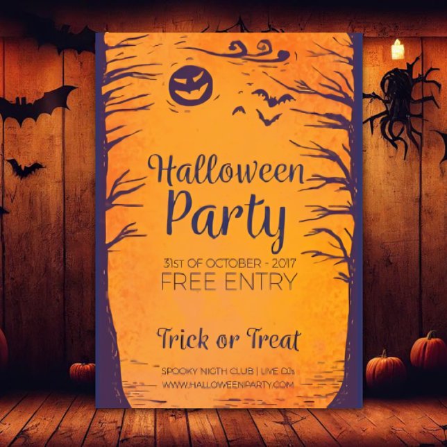 Halloween Party Trick or Treat Invitations Inbjudningar (Skapare uppladdad)