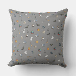 Halloween Pattern Throw Pillow Kudde