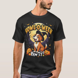 Halloween Pawty Hundälskares Costume Spooky Vibes T Shirt