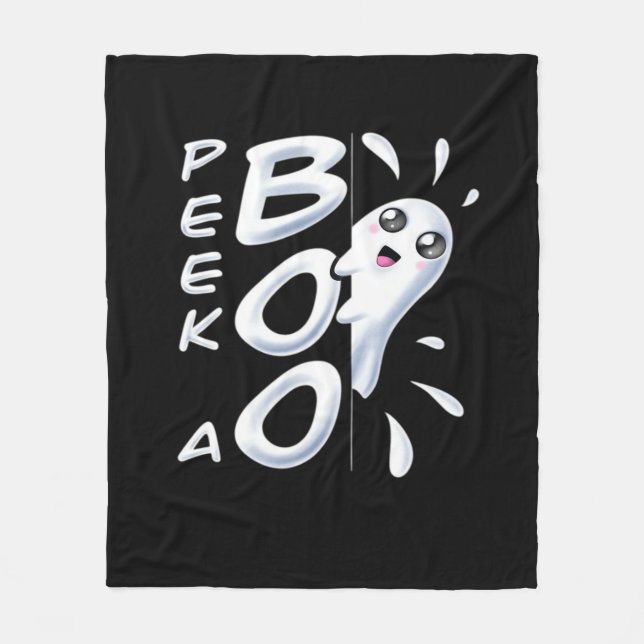 Halloween Peekabo Halloween Costume Fleecefilt (Framsidan)