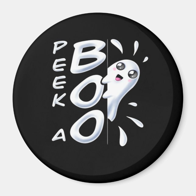 Halloween Peekabo Halloween Costume Magnet (Framsidan)