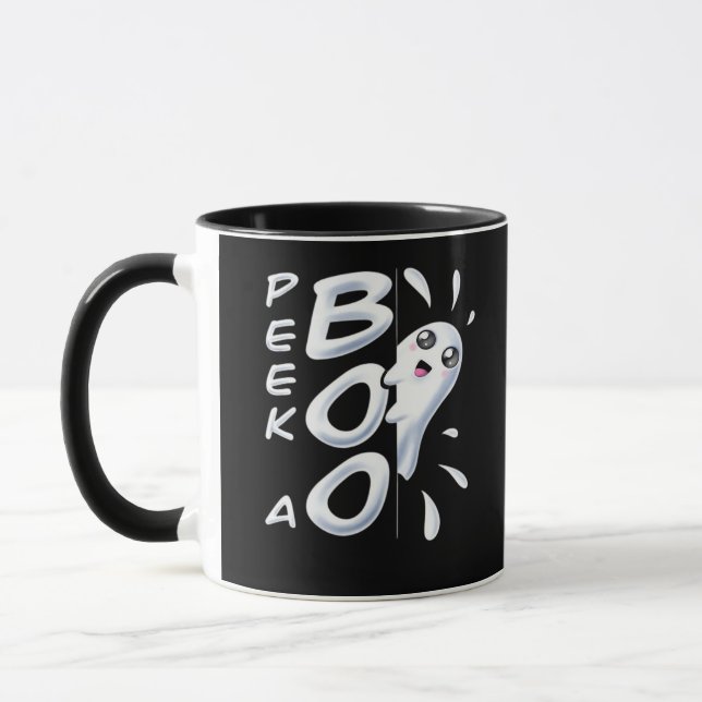 Halloween Peekabo Halloween Costume Mugg (Vänster)