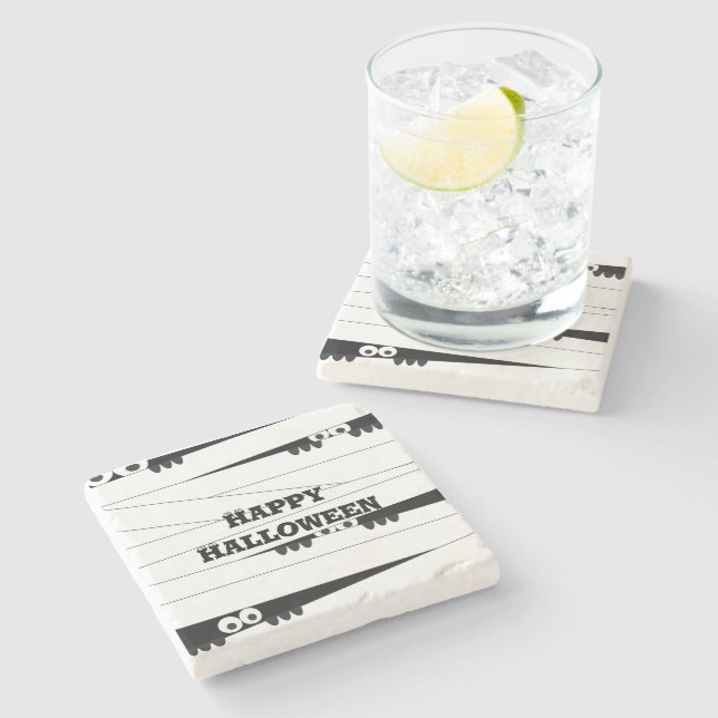 Halloween Peeking Mummy Stenunderlägg (Sidan)