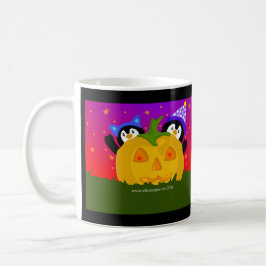 Halloween Penguins Kaffemugg