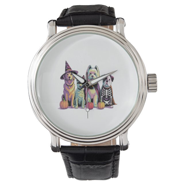 Halloween-penselruta, Hund Armbandsur (Framsida)