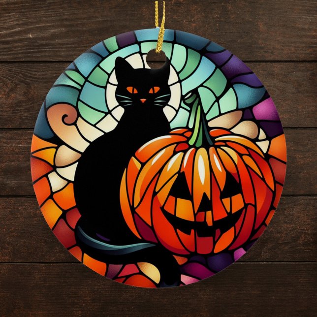 Halloween-penumpor med fastfärgat glas julgransprydnad keramik (Skapare uppladdad)