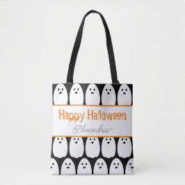 Halloween Personlig Cute Spöken Tygkasse