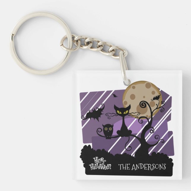 Halloween Personlig Giveaway Keychain (Framsidan)