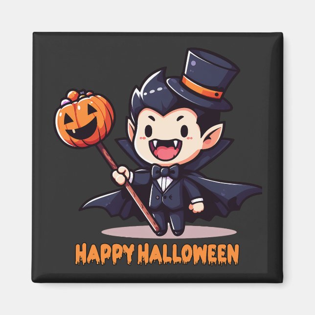 Halloween - Petit vampire enfantin Magnet (Framsidan)