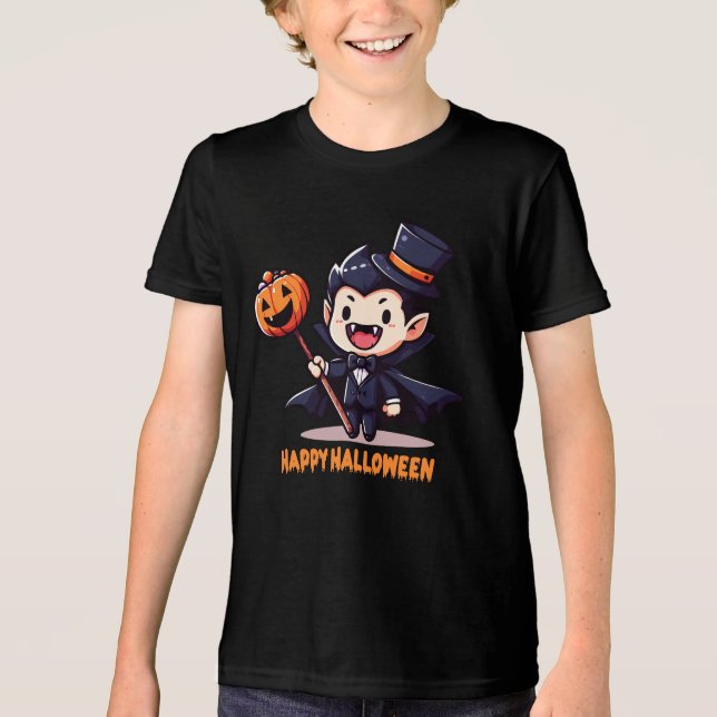 Halloween - Petit vampire enfantin T Shirt (Framsida)