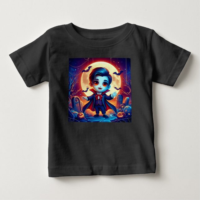 Halloween - petit vampire mignon t shirt (Framsida)
