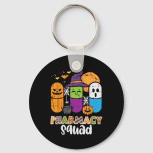 Halloween Pharmacy Squad PIlls Costume Pharmaci Nyckelring
