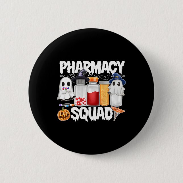 Halloween Pharmacy Squad Pills Shirts Pharmacist W Knapp (Framsida)