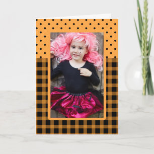 Halloween Photo Ram Play and Dots Kort