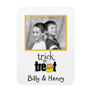 Halloween Photo Whimsical Cute Candy corn Funny Magnet