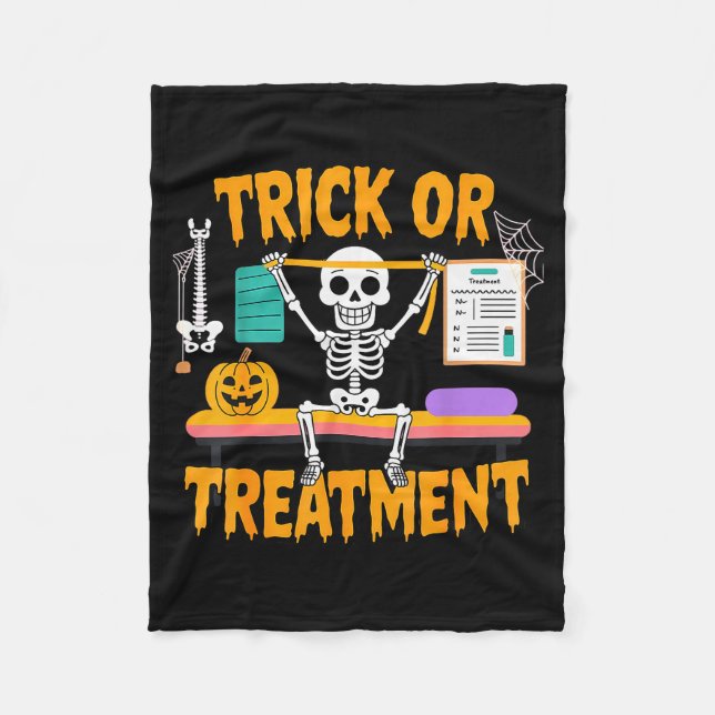 Halloween Physical Therapy Therapist Pt Trick Or T Fleecefilt (Framsidan)