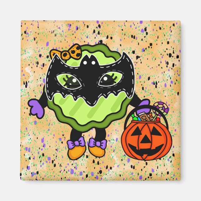 Halloween Pickle | Helgdag Pickle Magnet (Framsidan)