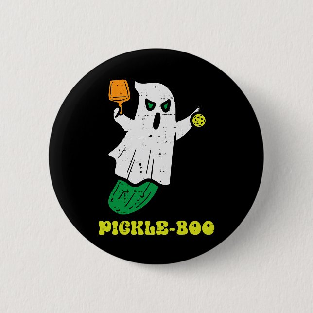 Halloween Pickleball Pickle Boo Ghost Costume Mana Knapp (Framsida)