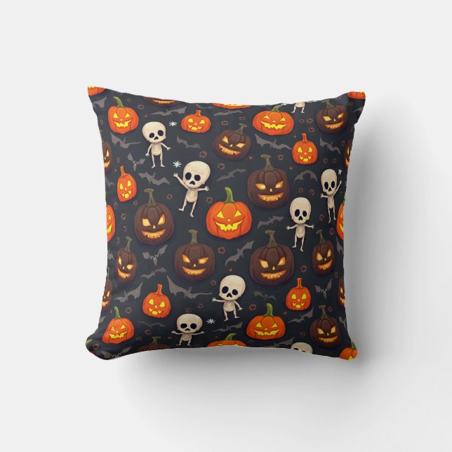 Halloween Pillow Cushion Kudde (Framsida)