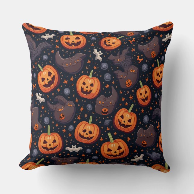 Halloween Pillow Cushion Kudde (Framsida)