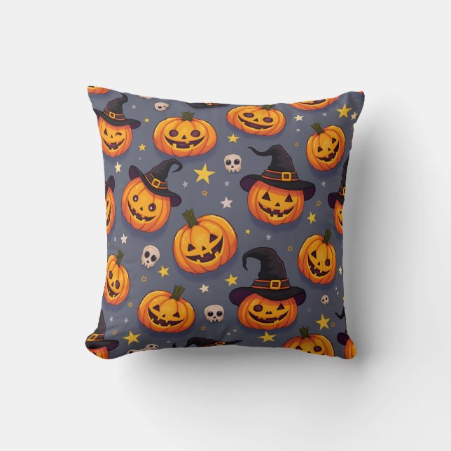 Halloween Pillow Cushion Kudde (Framsida)