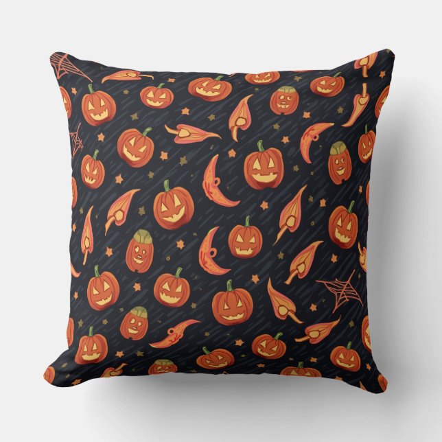 Halloween Pillow Cushion Kudde (Framsida)