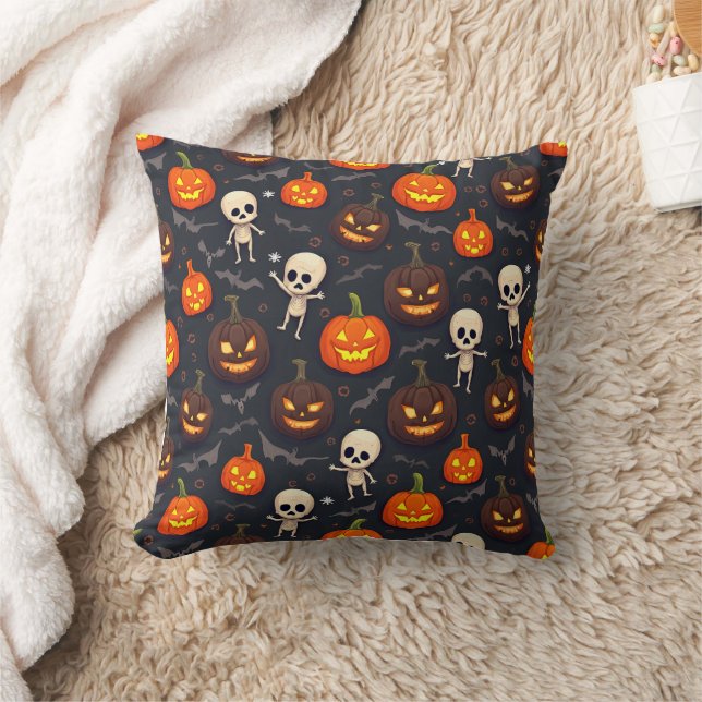 Halloween Pillow Cushion Kudde (Filt)