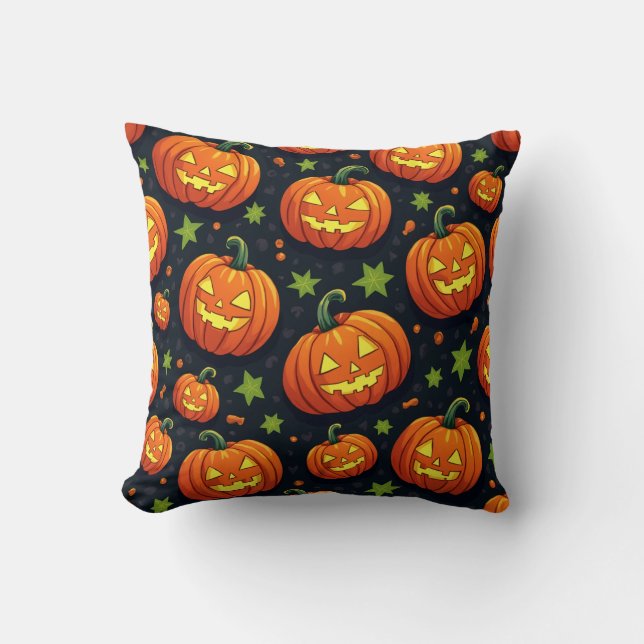 Halloween Pillow Cushion Kudde (Framsida)