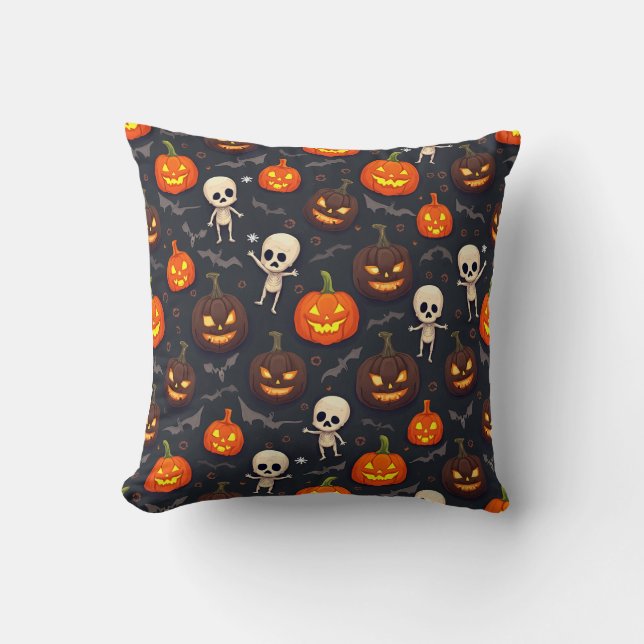 Halloween Pillow Cushion Kudde (Framsida)