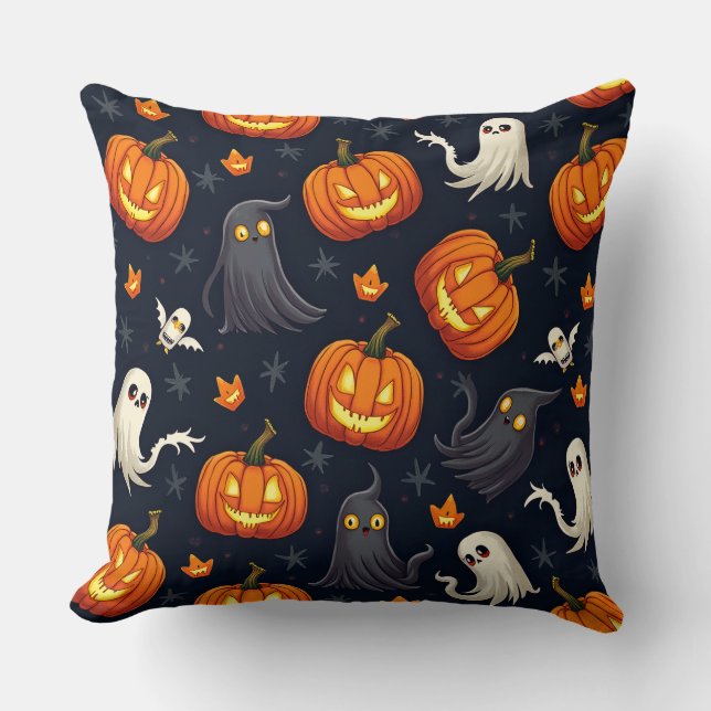 Halloween Pillow Cushion Kudde (Framsida)
