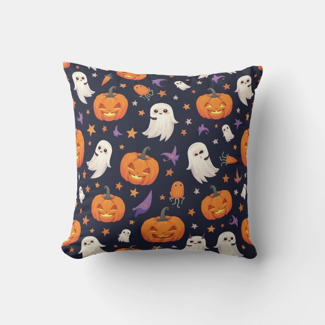 Halloween Pillow Cushion Kudde (Framsida)