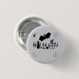 Halloween Pin Button (Många Färg) Knapp