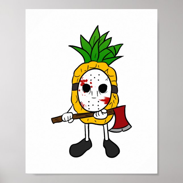Halloween Pineapple Poster (Framsidan)