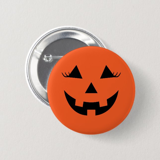 Halloween-pinn Knapp (Framsida & baksida)