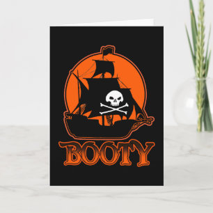 Halloween Pirat Booty Kort