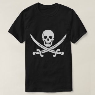 Halloween Pirat Manar Black T-shirt