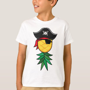 Halloween Pirat uppifrån och ned, ananasswingers L T Shirt